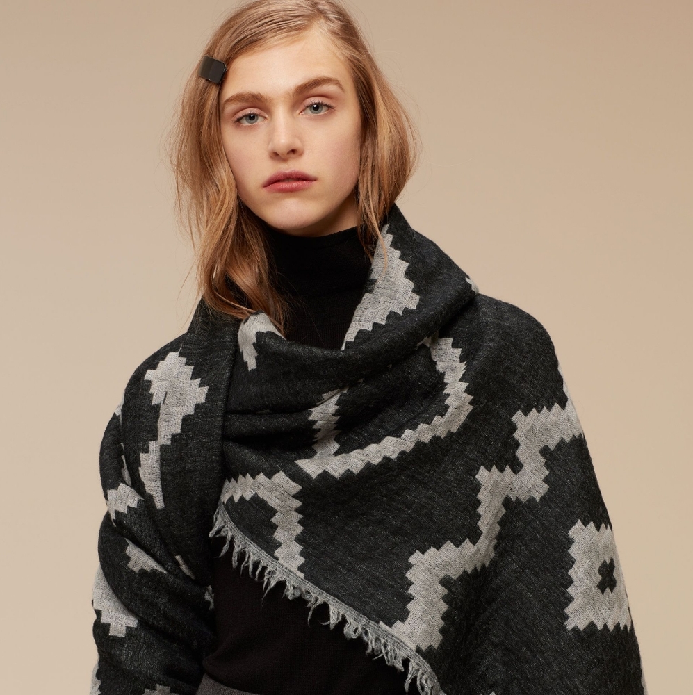 WILFRED diamond mosiac scarf